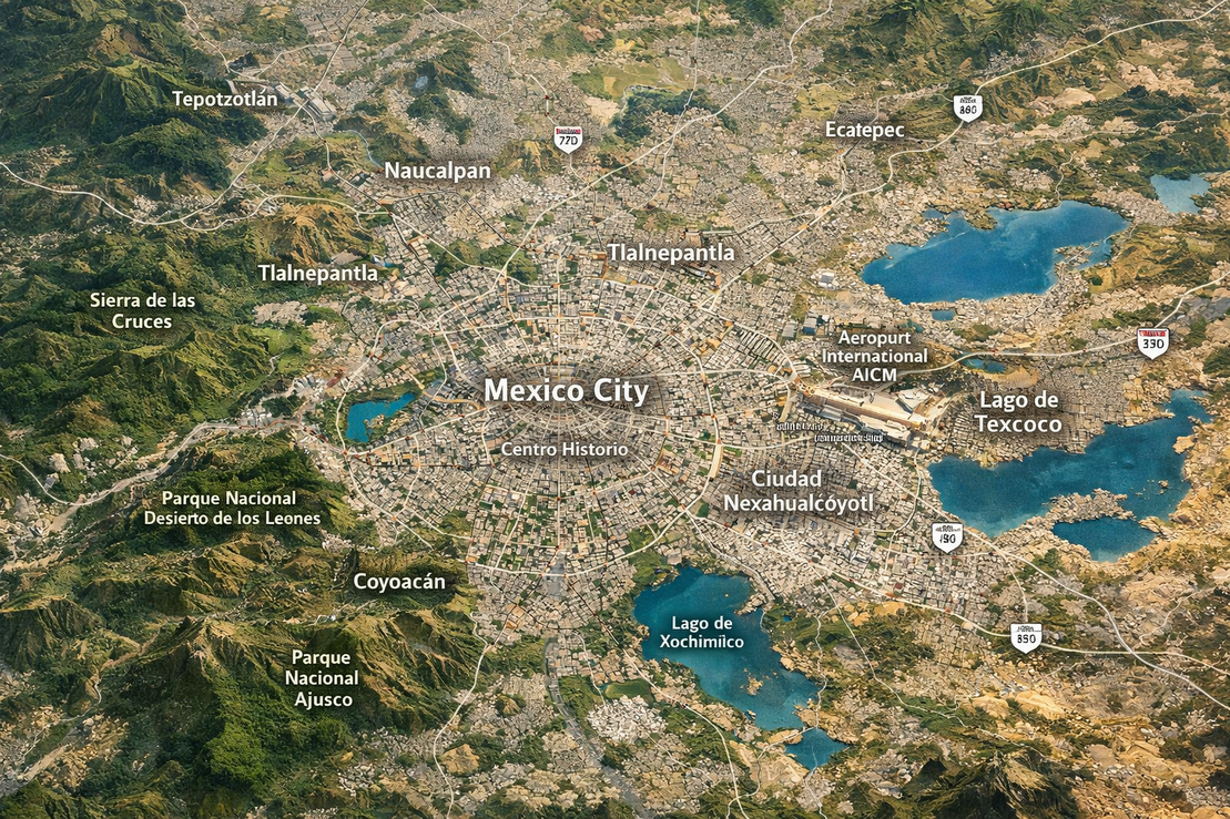 Panorámica de CDMX